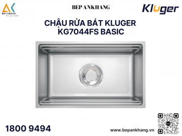 Chậu rửa bát Kluger KG7044FS Basic - Inox 304 Posco - Linen dập nổi